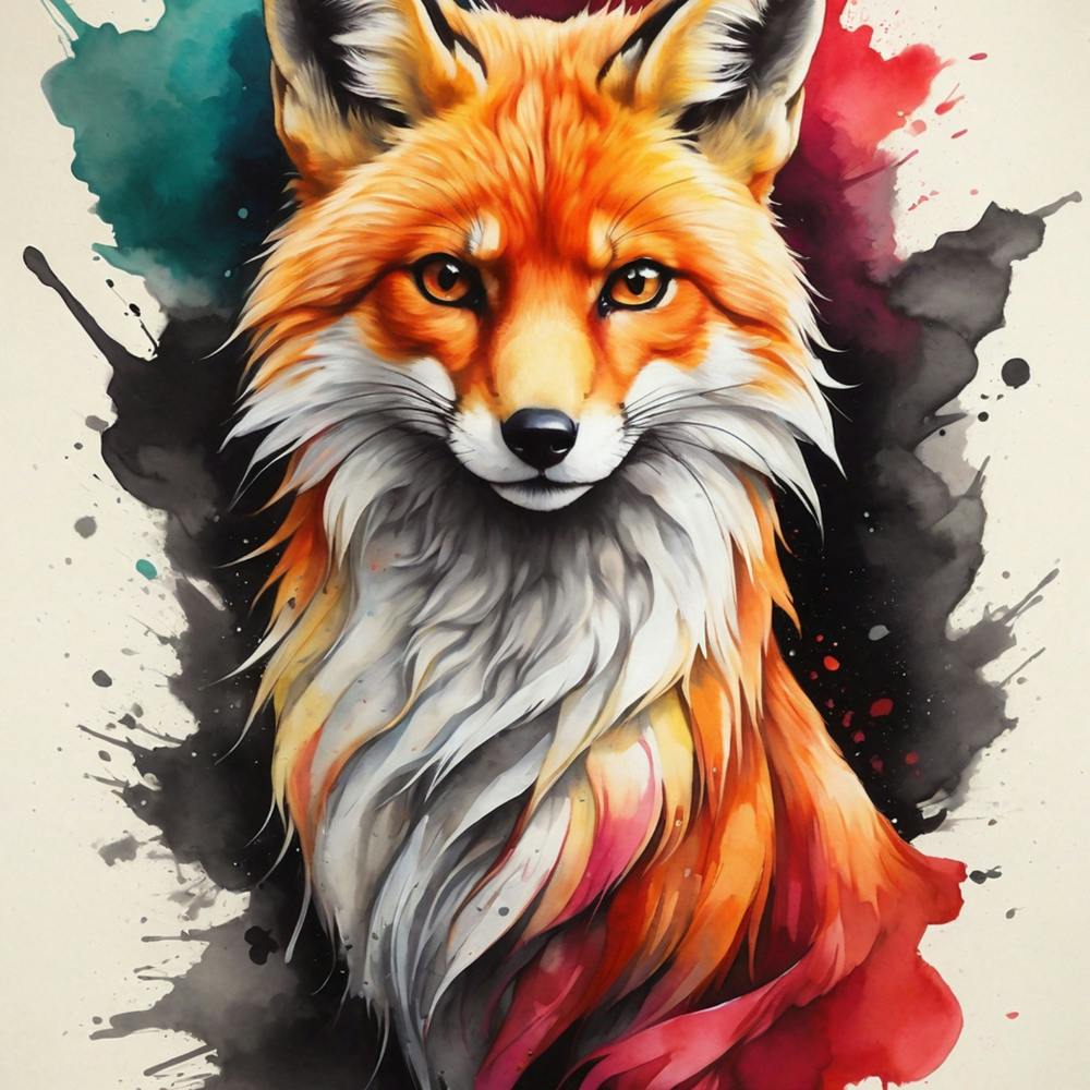 Fox Painting
