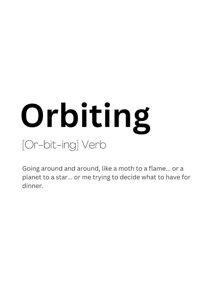 Orbiting Definition Meaning
