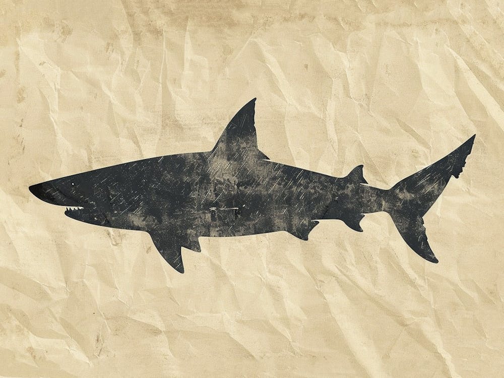 Silhouette De Requin-Cigare À Petite Échelle 3
