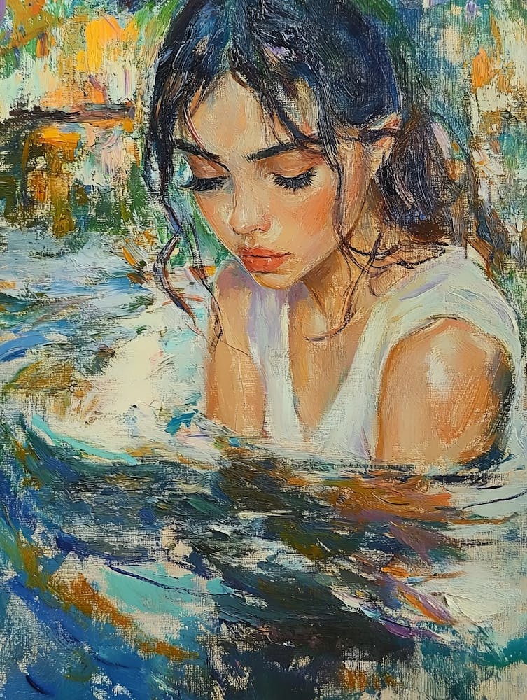 Girl In Water