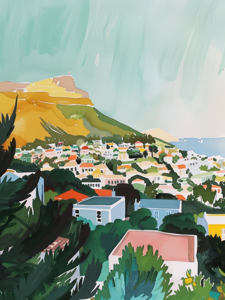 Travel Poster Happy Places Cape Town 3