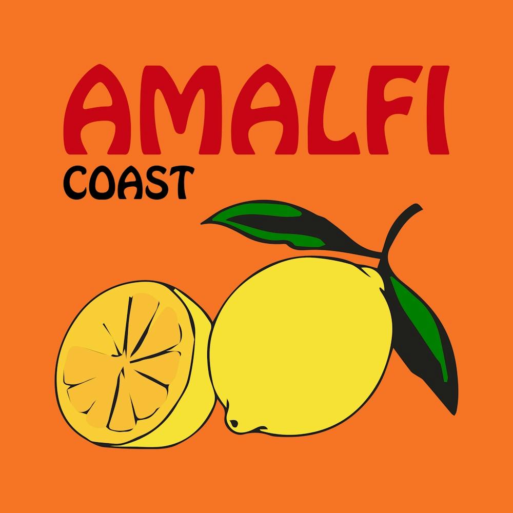Amalfi Coast Illustration