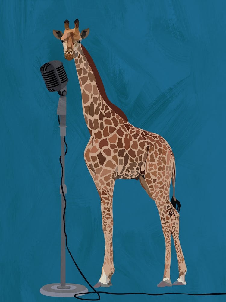 Giraffe Singing