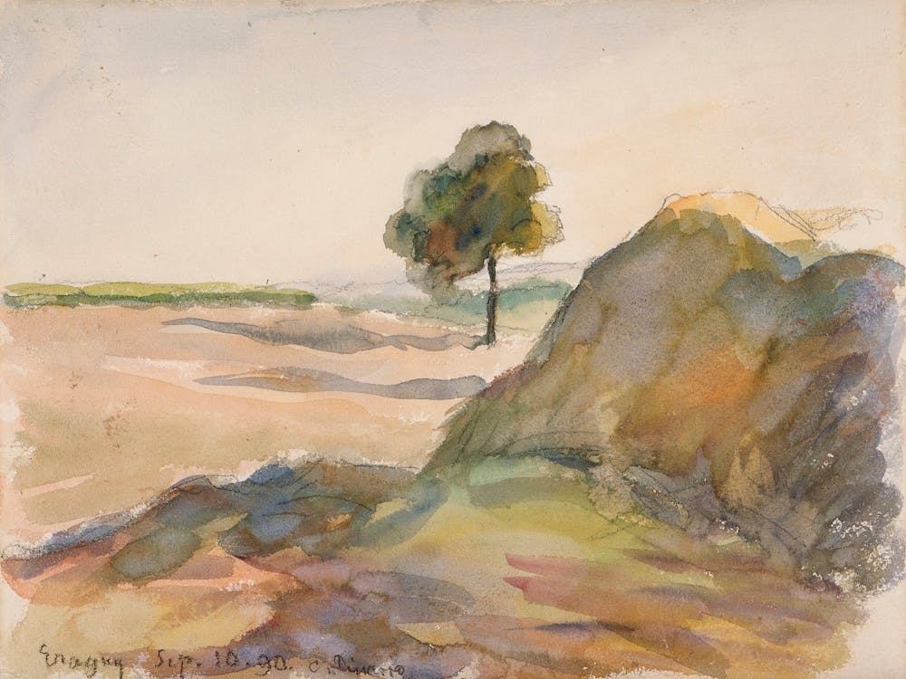 Paysage (Eragny), Camille Pissarro