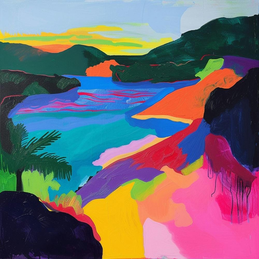 Abstract Travel Collection Virgin Islands Us 4