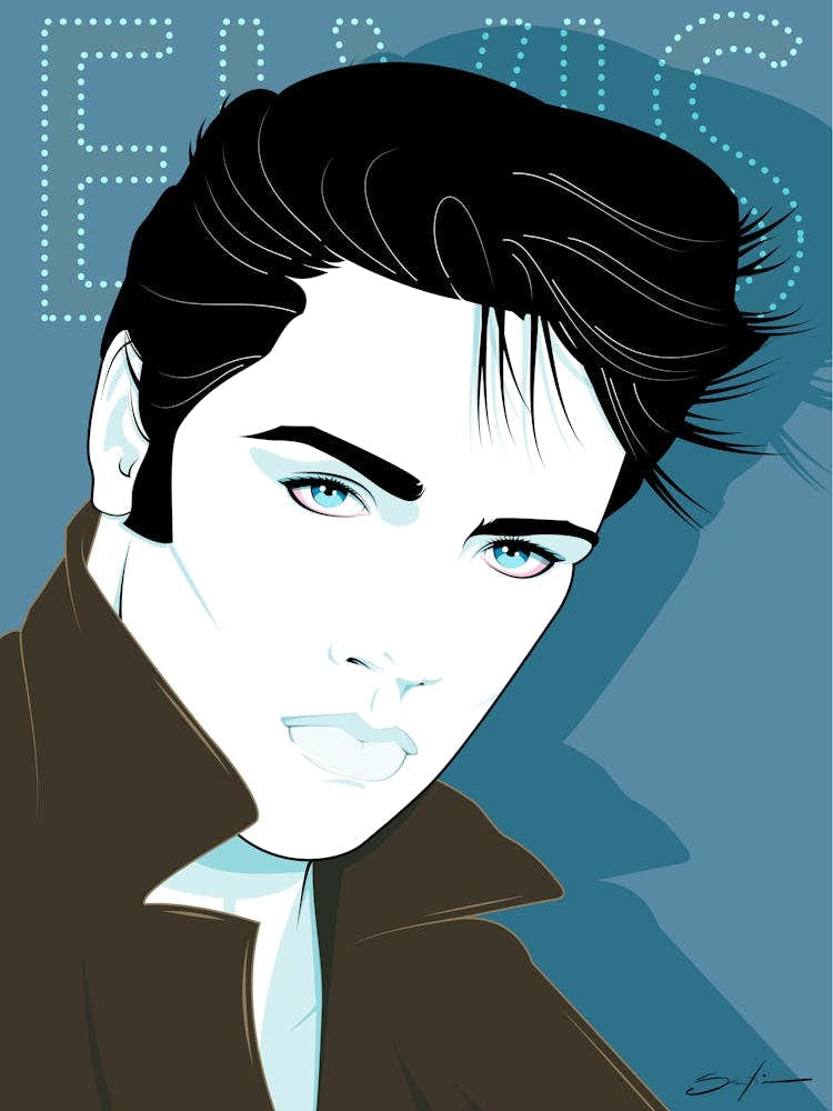 The King - Retro 80s Style