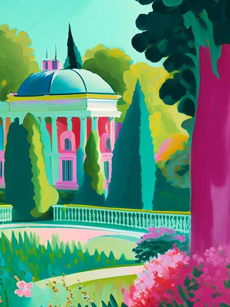 Schönbrunn Palace Gardens, Austria Abstract Still Life