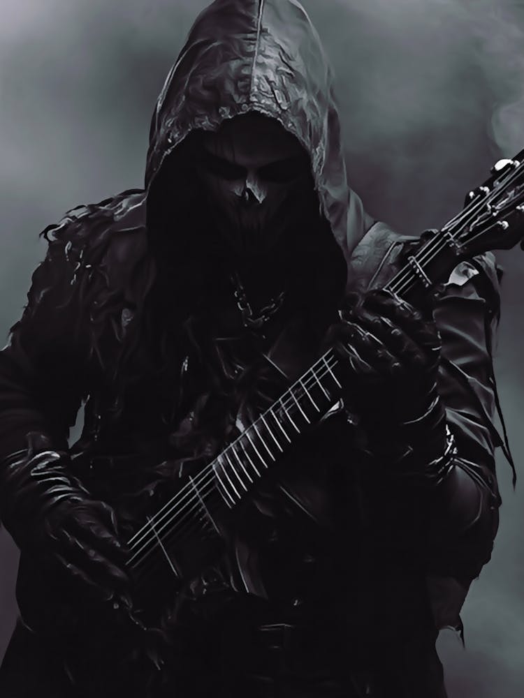 Skeleton Guitar Player