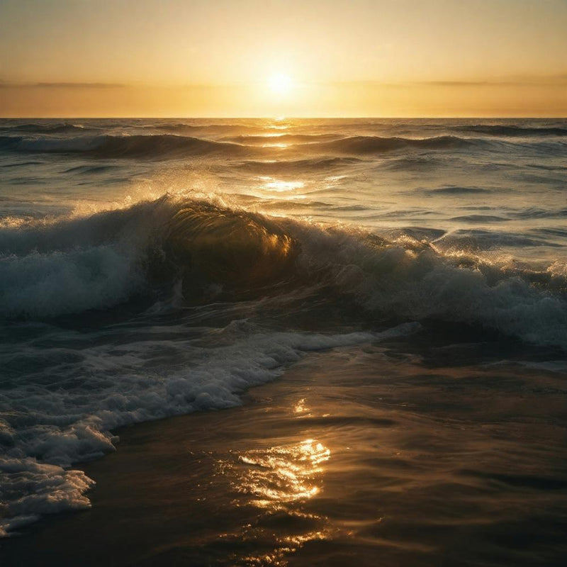 Coucher de Soleil à la Plage