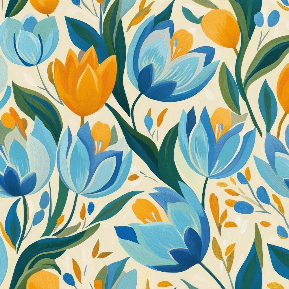 Blue Tulips 17