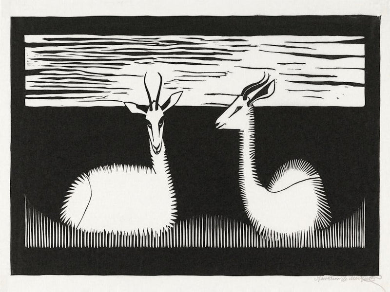 Two Gazelles (1926), Samuel Jessurun