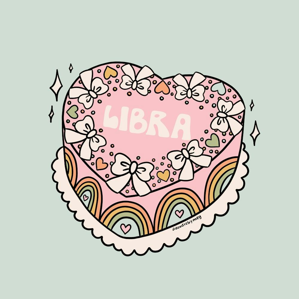 Libra Heart Cake