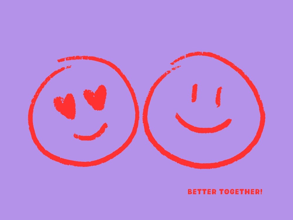 Better together - smile purple