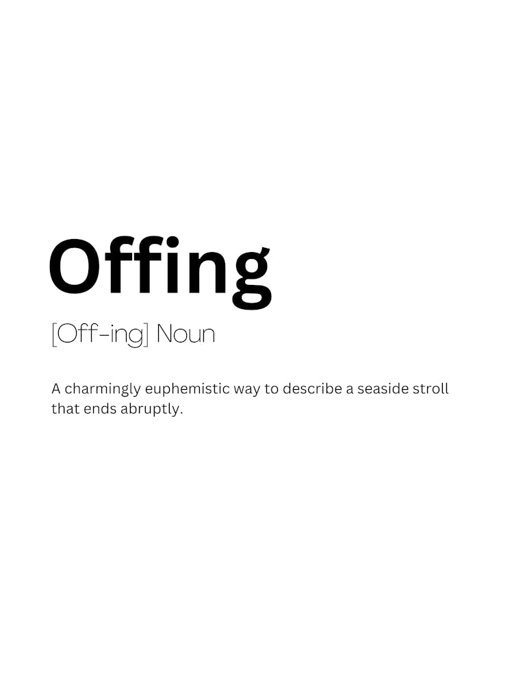 Offing Definition Bedeutung