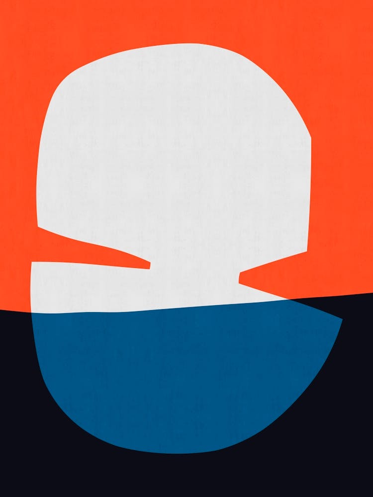 Blue and red shapes 2