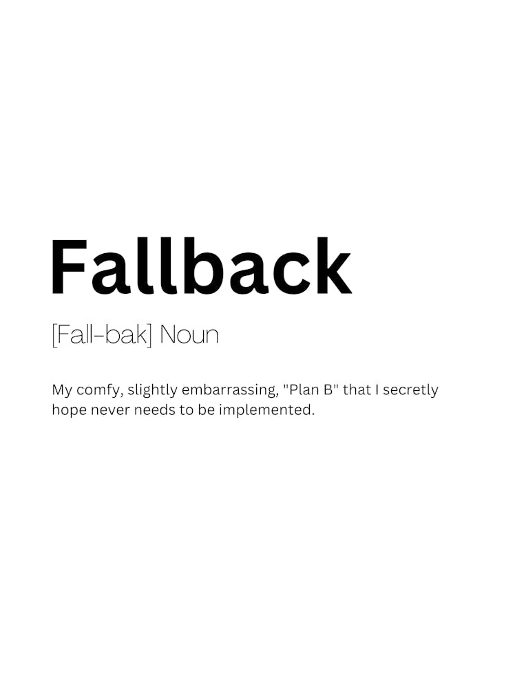 Fallback Definition Meaning