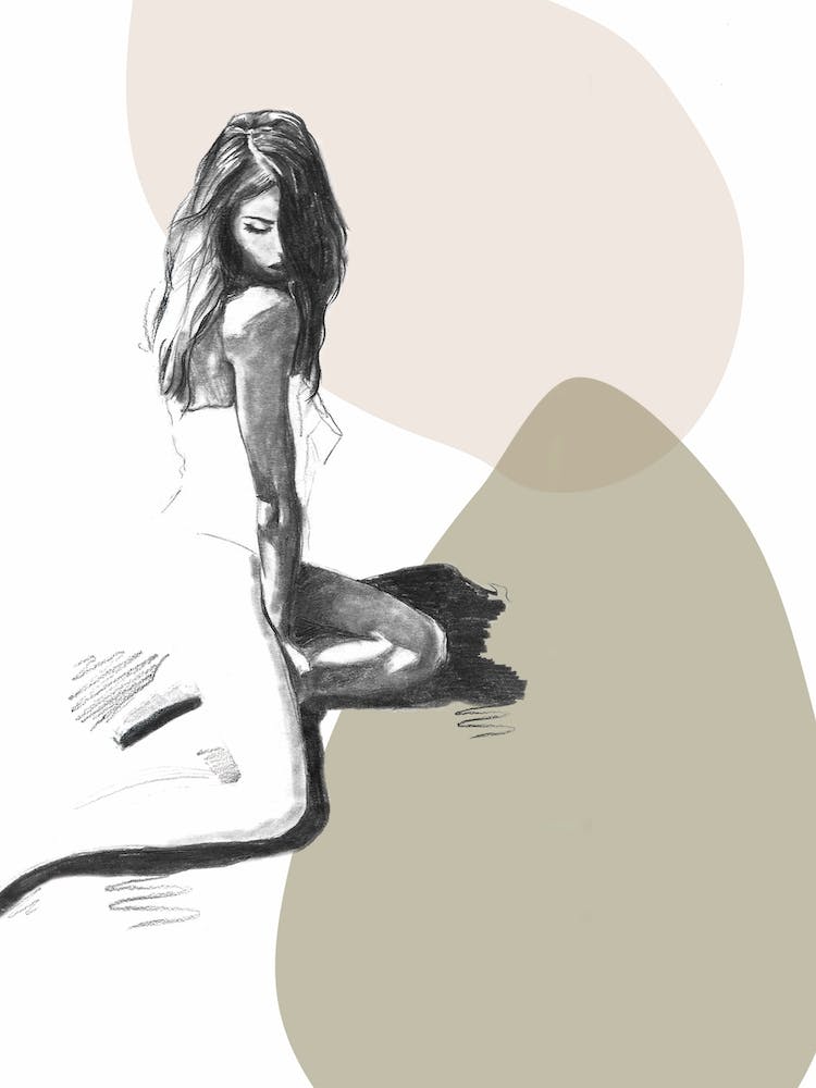 Fashion Girl Green And Pink