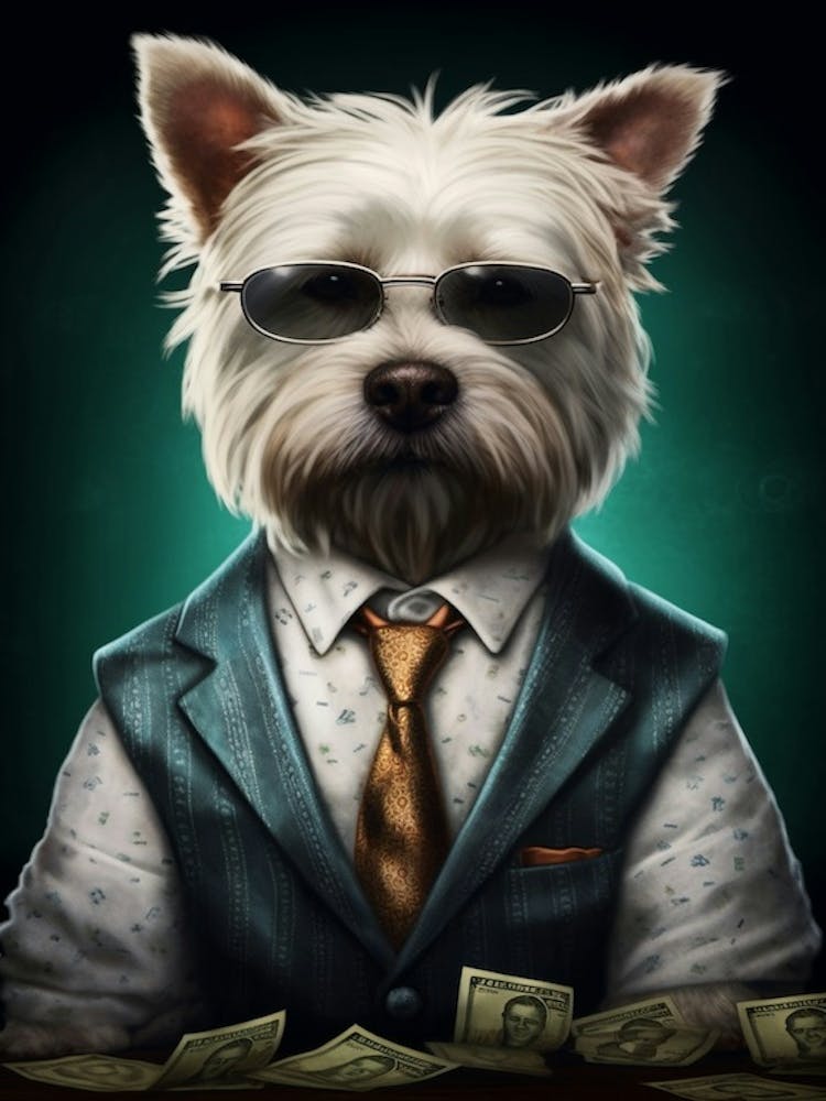 Gangster Dog West Highland White Terrier 4