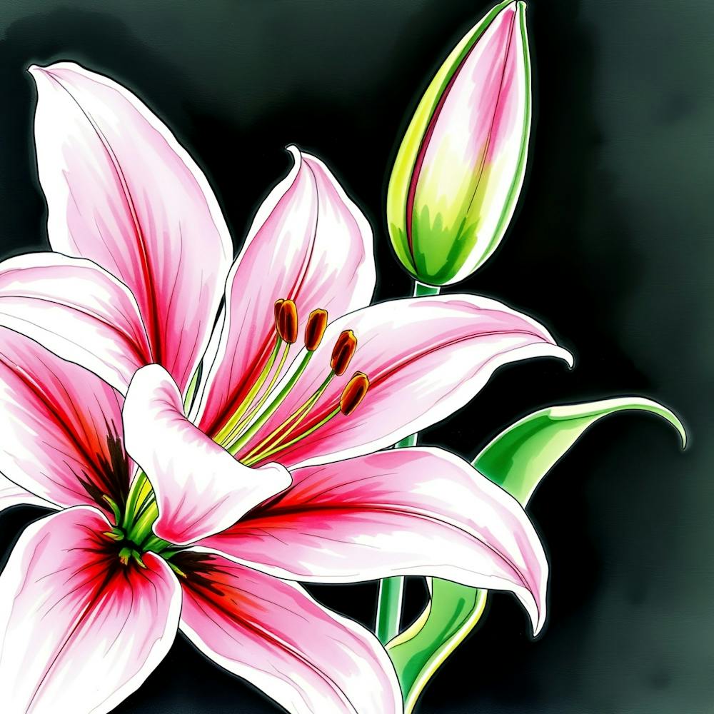 Pink Lily 11