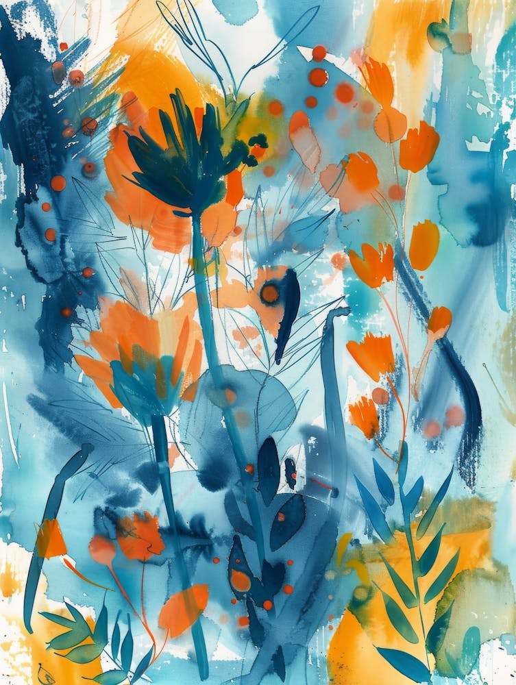 'Blue Flowers' 3