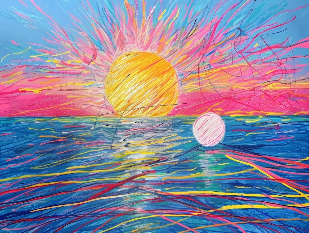 Sunset Over The Ocean 52