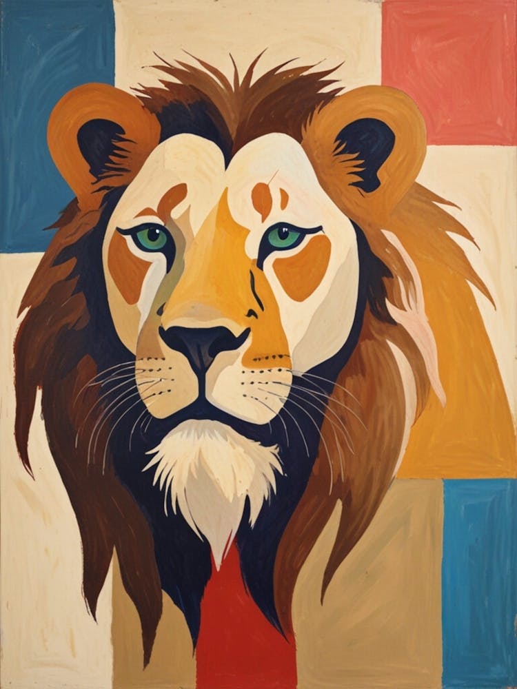 Colorfull Lion