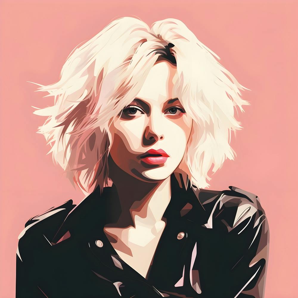 Punk Woman In Pink And Black 7