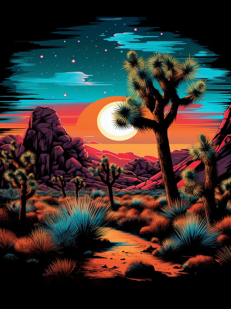 Joshua Tree At Night, Nat Viga Style (1)