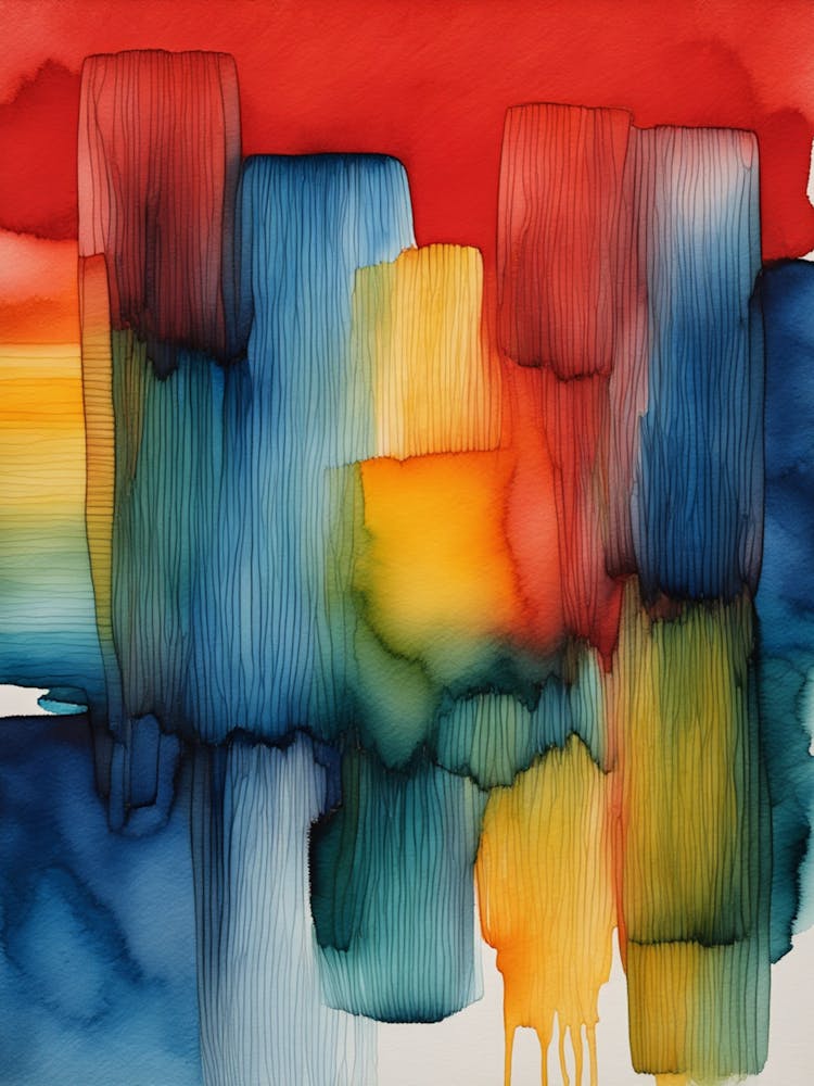 Abstract Painting, brush strokes