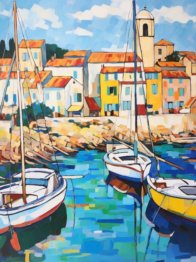 Saint Tropez France 4 Fauvist Painting