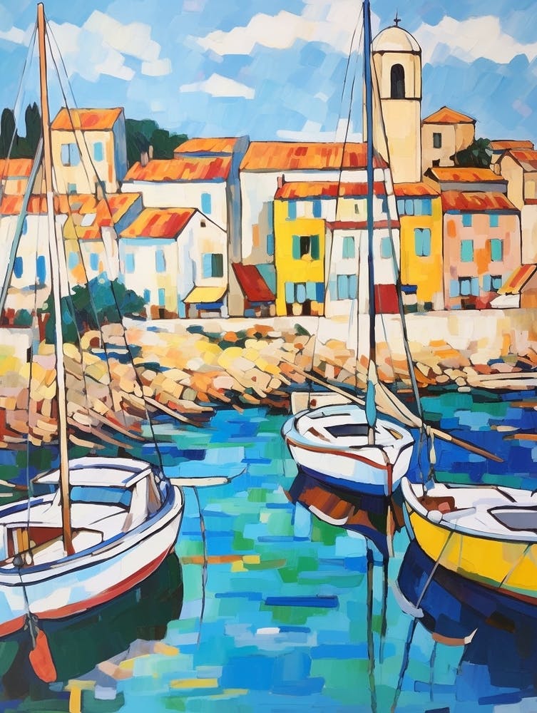 Saint Tropez France 4 Fauvist Painting