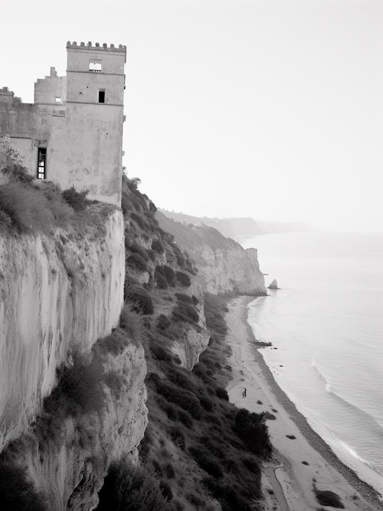 Tropea, Italy, Black And White Photography 4
