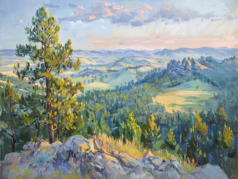 Western Landscapes Black Hills South Dakota 3
