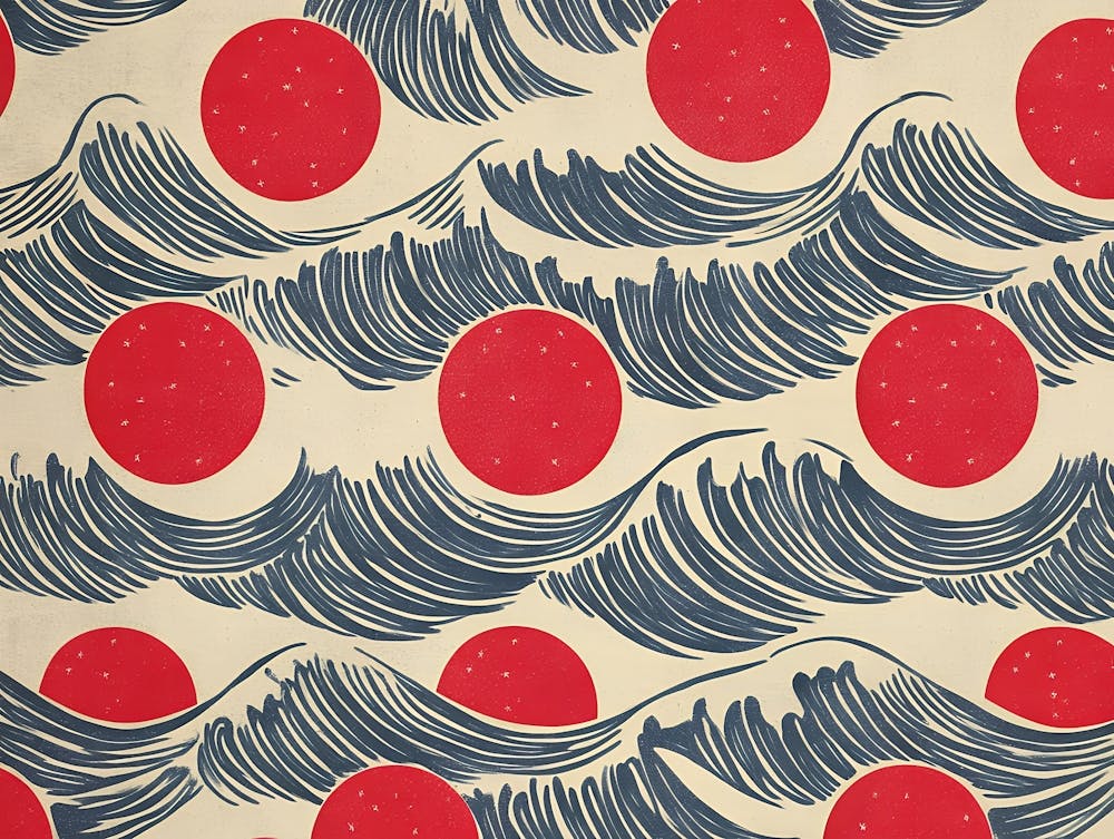 Red And Blue Waves