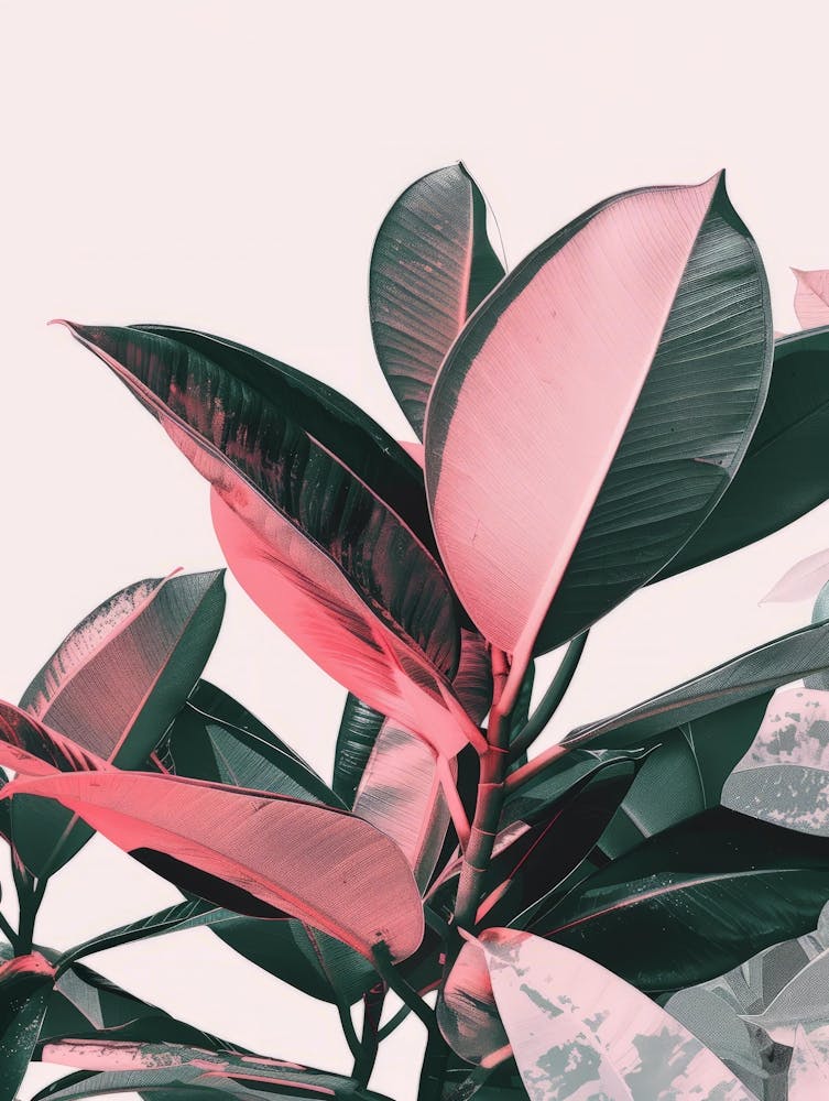 Pink Leaves 6