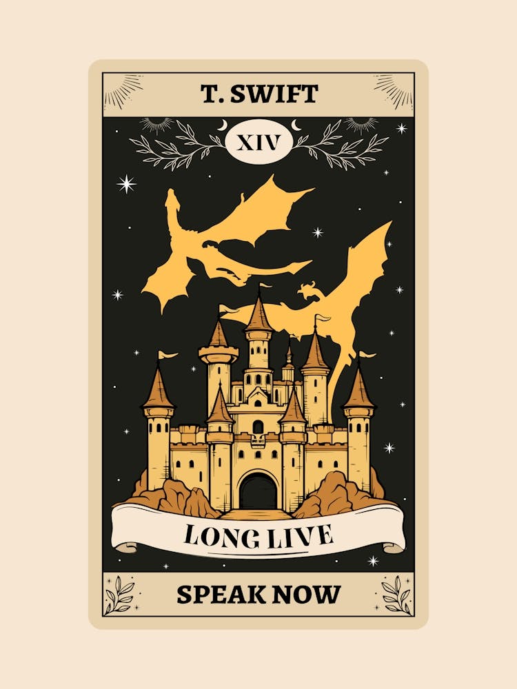 Taylor Swift Long Live Tarot Card
