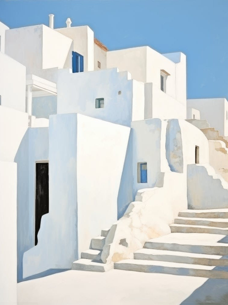 White Houses In Santorini