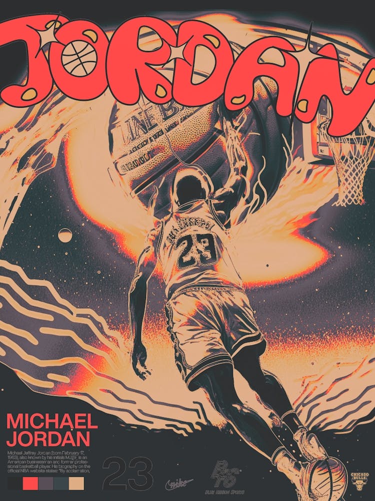 Jordan - Michael Jordan Basketball Poster - Air Jordan NBA Art
