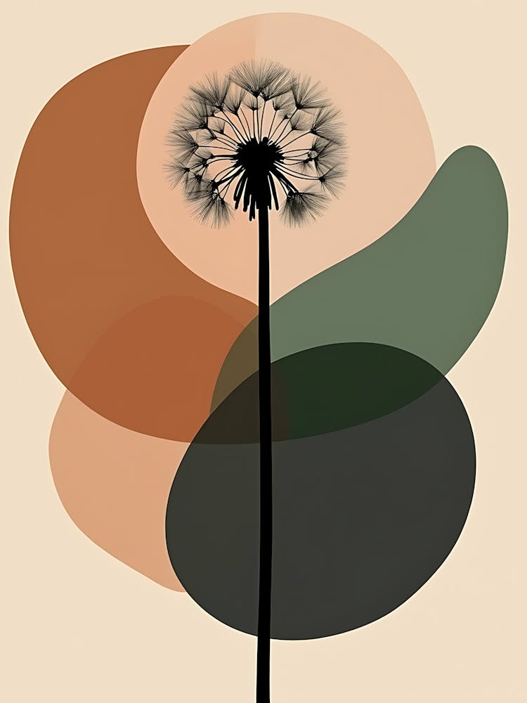 Muted Pink Botanical Design with Modern Flair