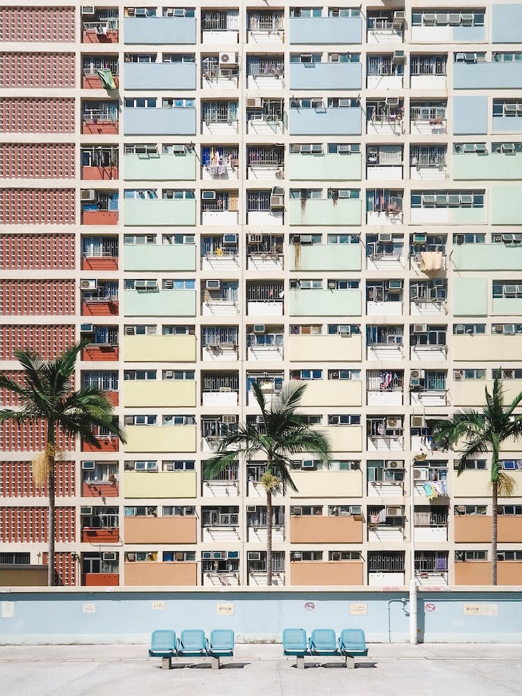 Rainbow Building In Hong Kong