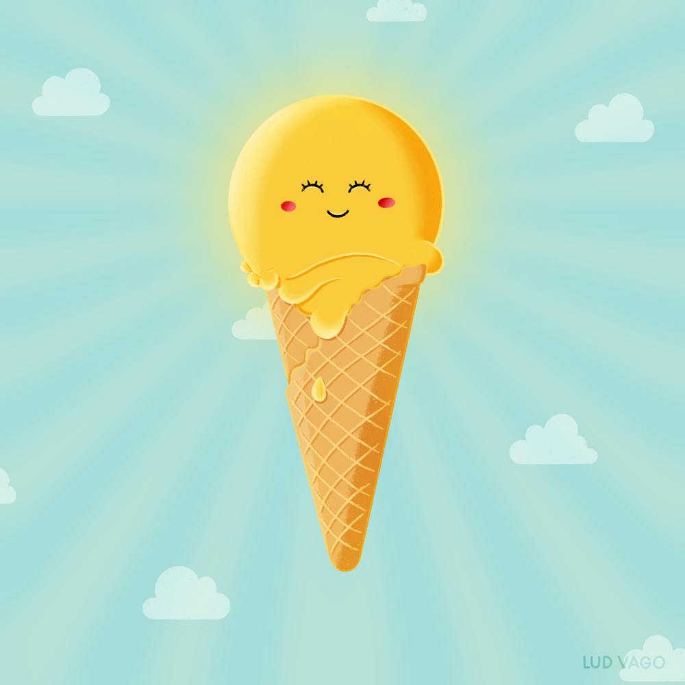 Happy Ice Cream Cone