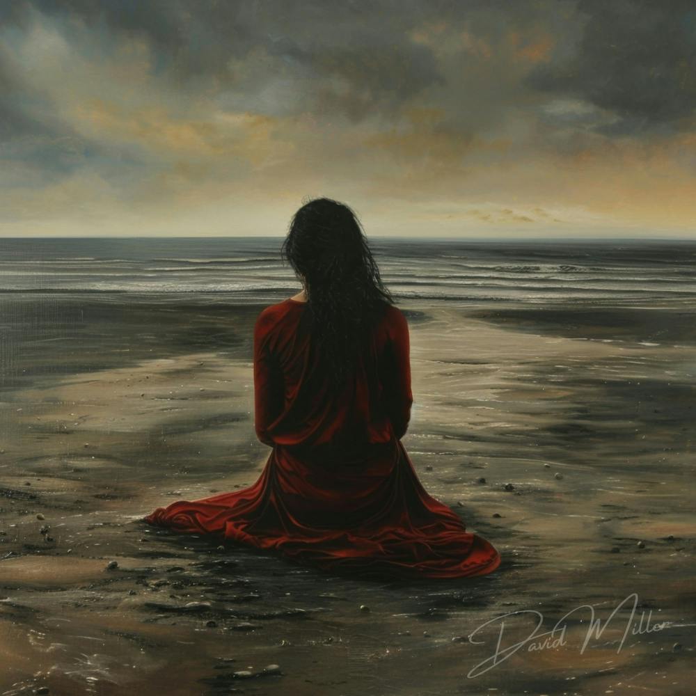 Woman In Red Dress