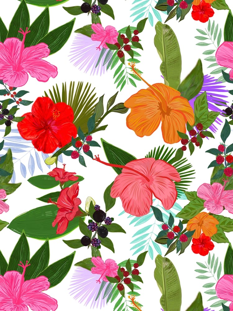Hibiscus And Berries
