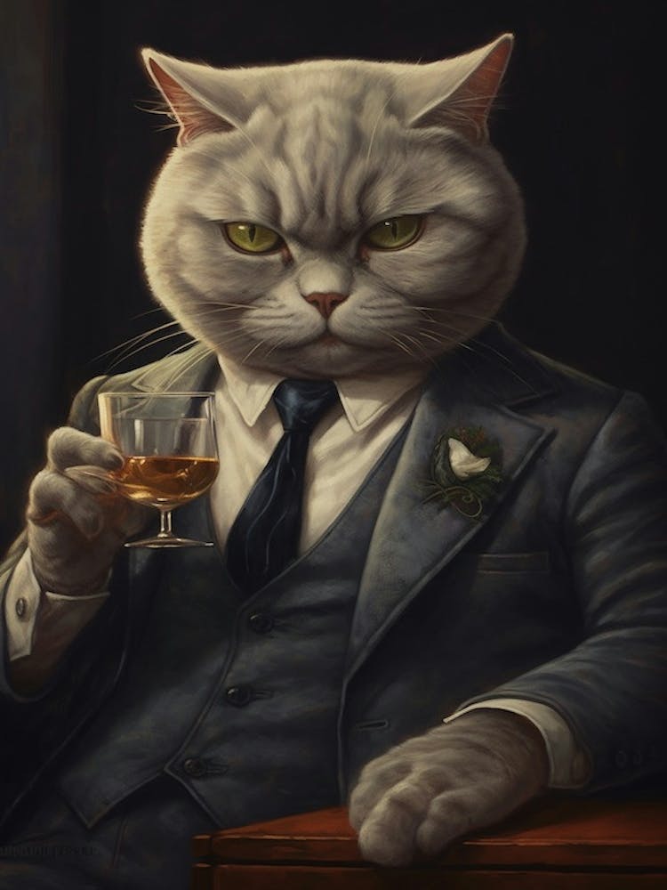Gangster Cat British Shorthair 3
