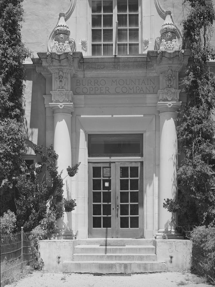 Untitled Photo, Possibly Related To Entrance To Offices Of Burro Mountain Copper Company, Tyrone, New Mexic
