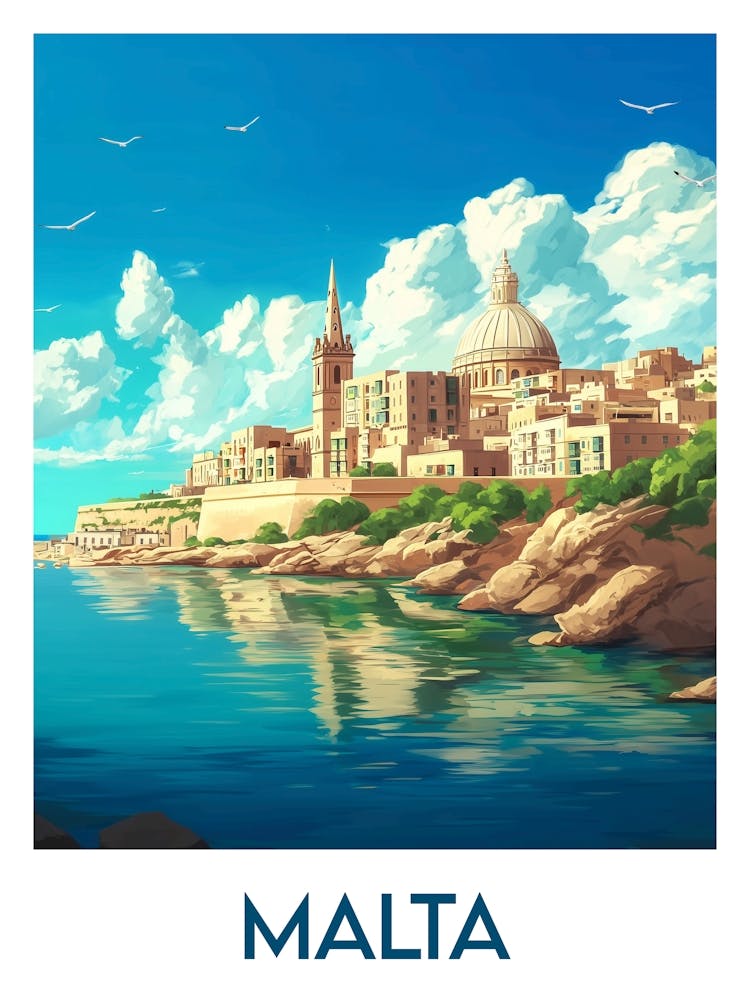Affiche de voyage Malta 1