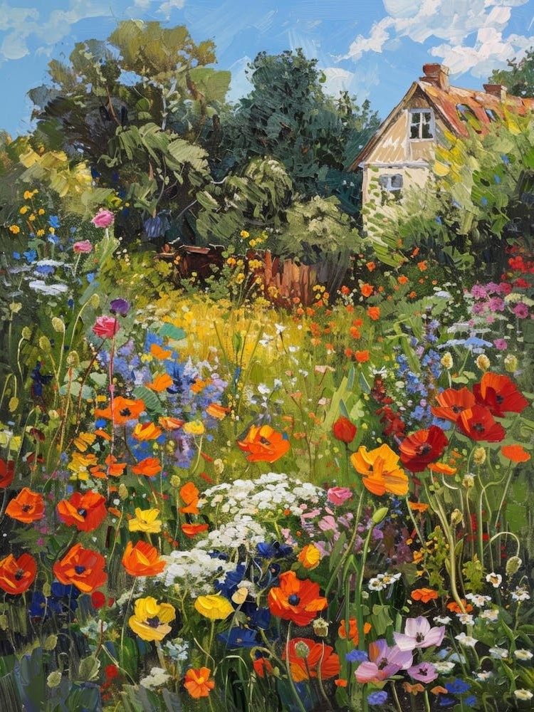 Poppies In The Garden 1