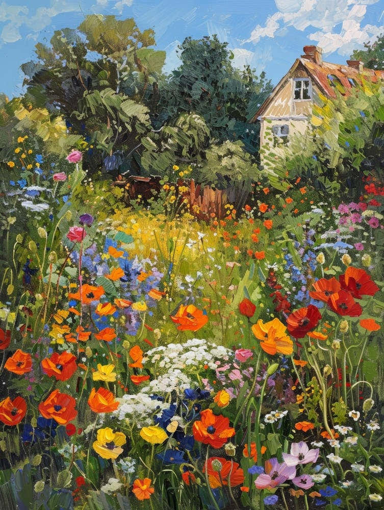 Poppies In The Garden 1