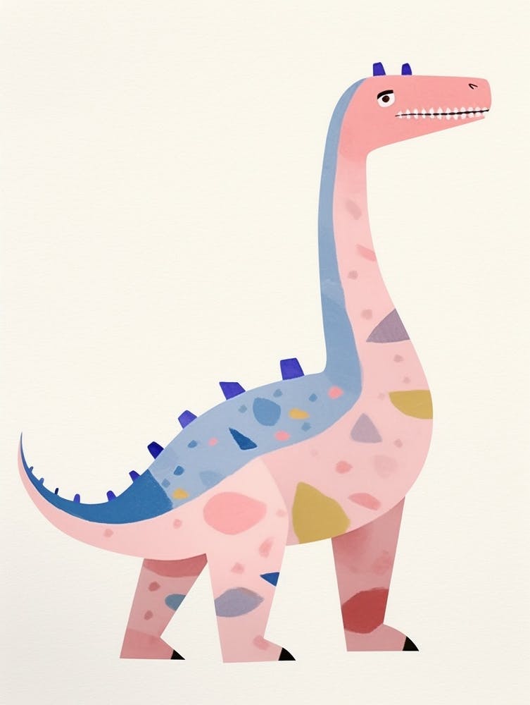 Nursery Dinosaur Art Saltasaurus 2