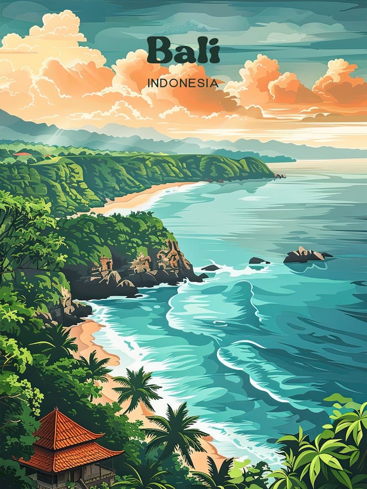 Bali Indonesien Kleine Sundainseln Digitale Reisekunst